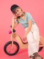 Casquettes à personnaliser K-UP Casquette enfant avec sandwich contrasté - 5 panneaux 