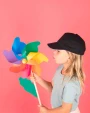 Petjes K-UP Kinderpet Met 5 Panelen En Contrasterende Bies voor bedrukking &amp; borduring