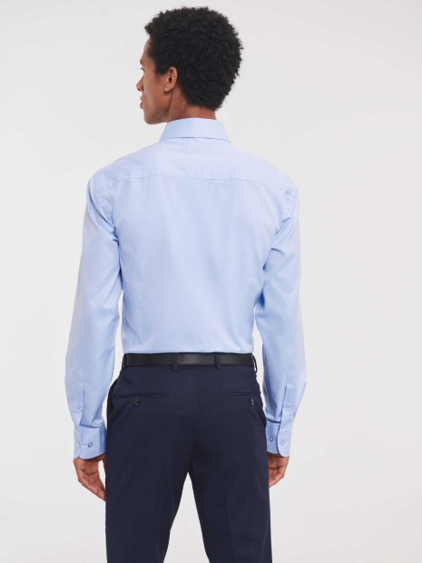 Chemises à personnaliser RUSSELL Chemise homme manche longues à chevrons 