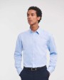 RUSSELL Men's Long Sleeve Herringbone Shirt Hemden personalisierbar