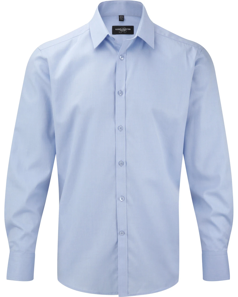 Hemden RUSSELL Men's Long Sleeve Herringbone Overhemd voor bedrukking &amp; borduring