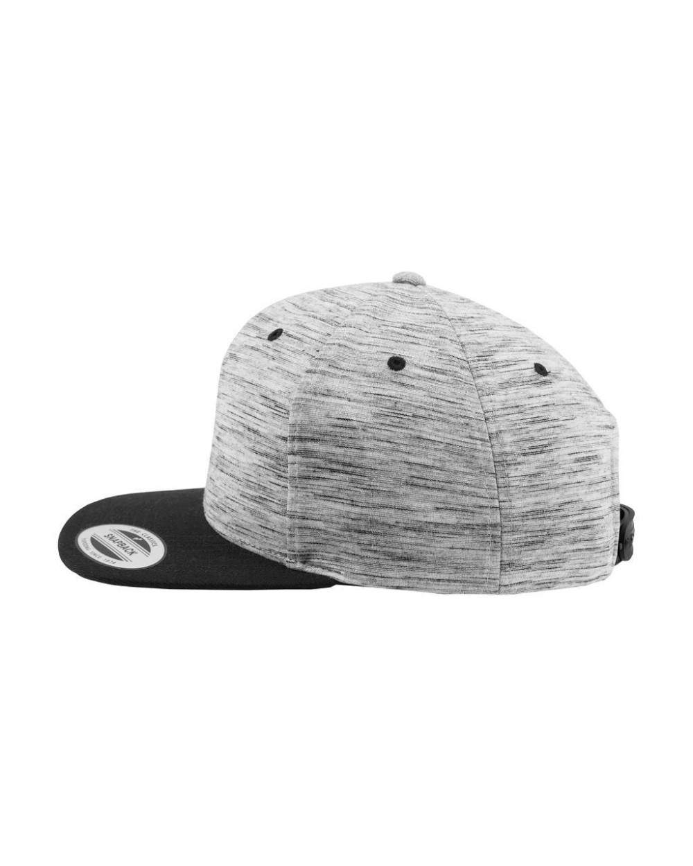 FLEXFIT Stripes Melange Crown Snapback Kappen personalisierbar