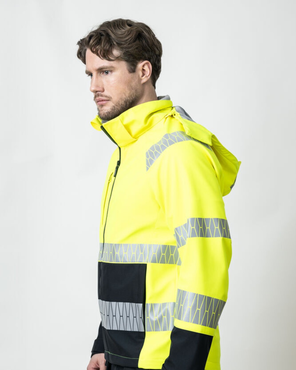 JOBMAN 1376 Softshelljacke Hi-Vis Softshells personalisierbar