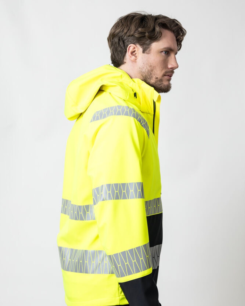 JOBMAN 1376 Softshelljacke Hi-Vis Softshells personalisierbar