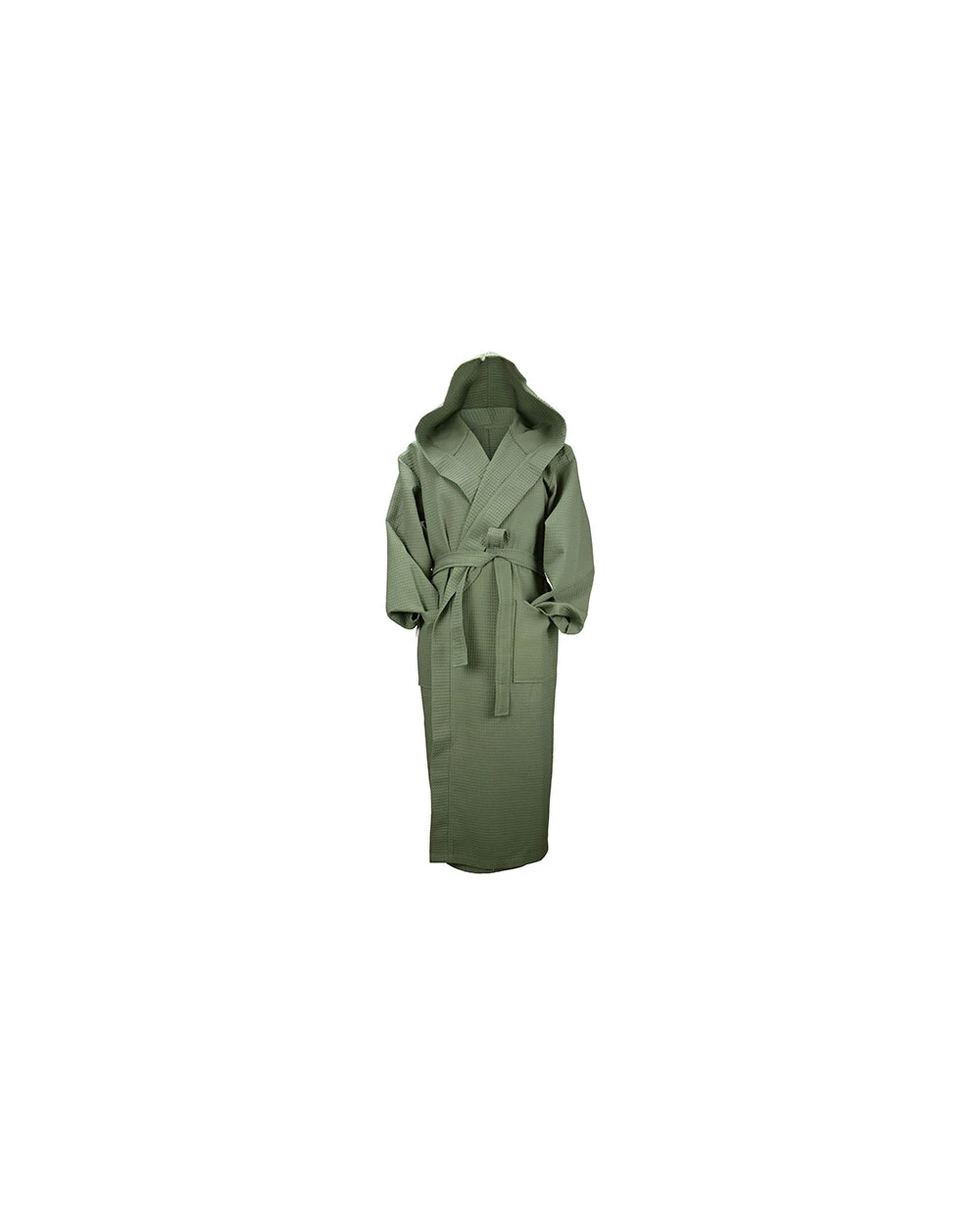 Produits éponges personnalisable A&R Robezz® Waffle Bathrobe With Hood