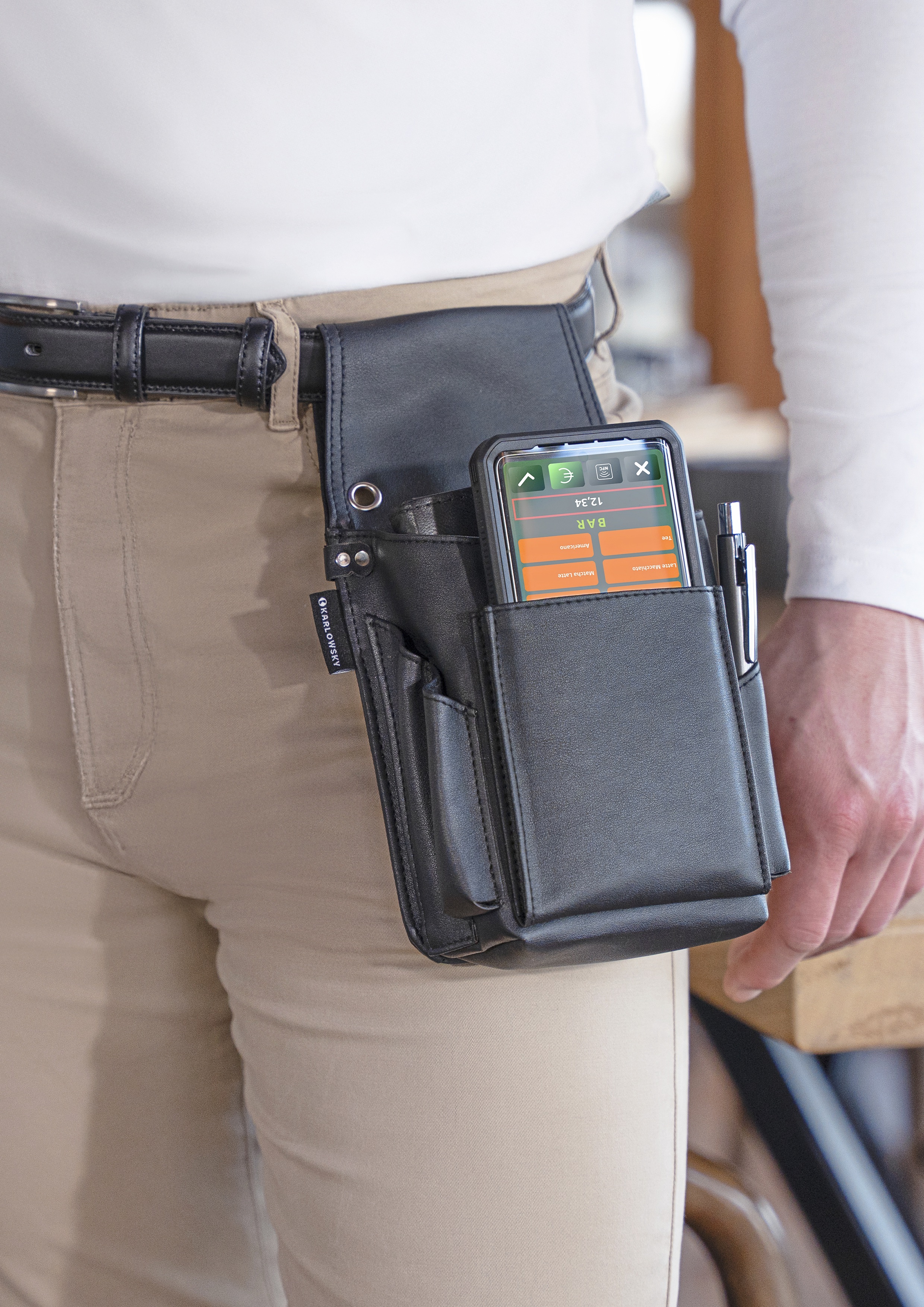 KARLOWSKY Large Capacity Cashier Holster Taschen personalisierbar