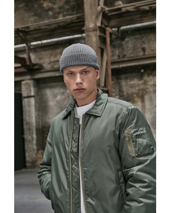 Bonnets personnalisable BUILD YOUR BRAND Recycled Yarn Fisherman Beanie