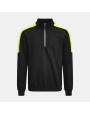 Sweat-shirts personnalisable JOBMAN 5401 Sweatshirt 1/2 Fermeture écair