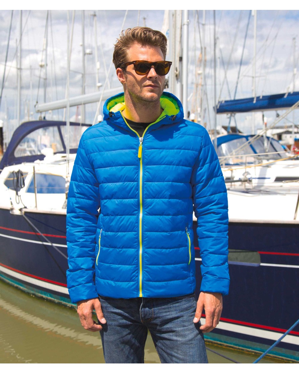 Jassen RESULT Mens Snow Bird jack met capuchon voor bedrukking &amp; borduring