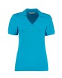 Polos personnalisable KUSTOM KIT Women's Regular Fit Comfortec® V Neck Polo