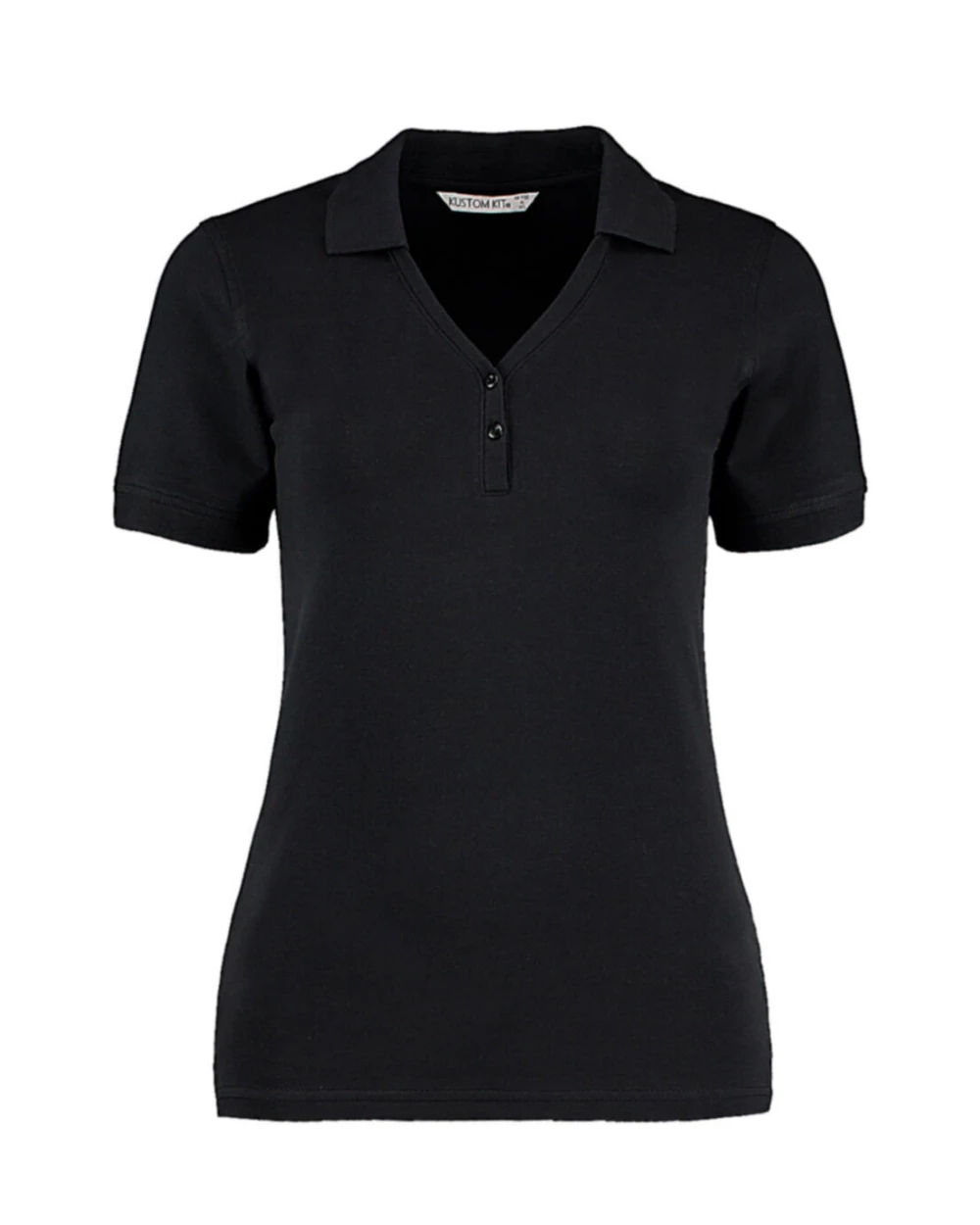Polos personnalisable KUSTOM KIT Women's Regular Fit Comfortec® V Neck Polo