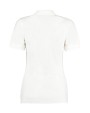 Polo's KUSTOM KIT Women's Regular Fit Comfortec® V Neck Polo voor bedrukking &amp; borduring