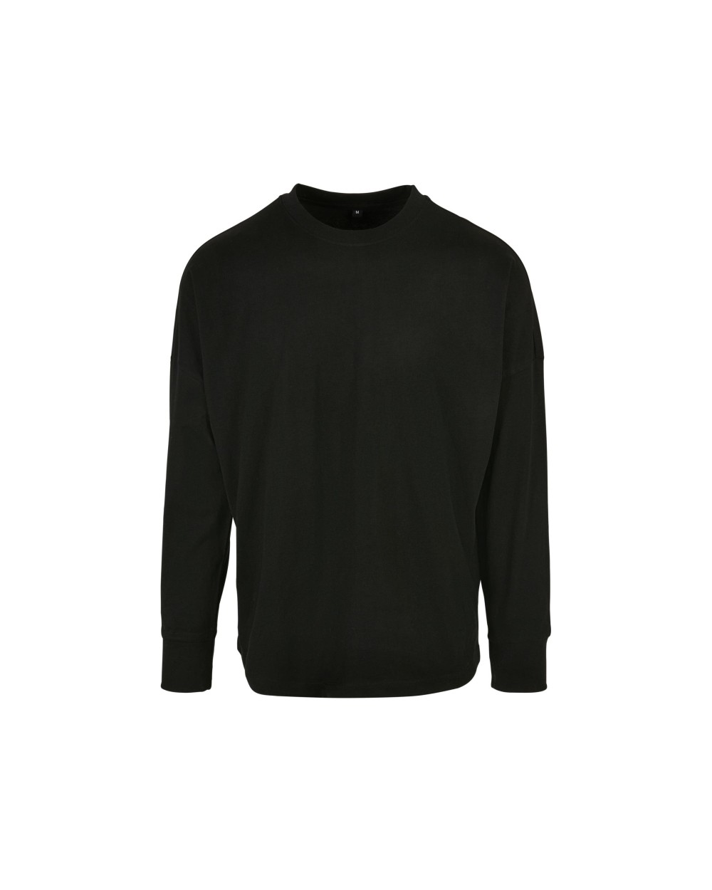 T-shirts BUILD YOUR BRAND OVERSIZED CUT ON SLEEVE LONGSLEEVE voor bedrukking &amp; borduring