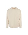 T-shirts BUILD YOUR BRAND OVERSIZED CUT ON SLEEVE LONGSLEEVE voor bedrukking &amp; borduring