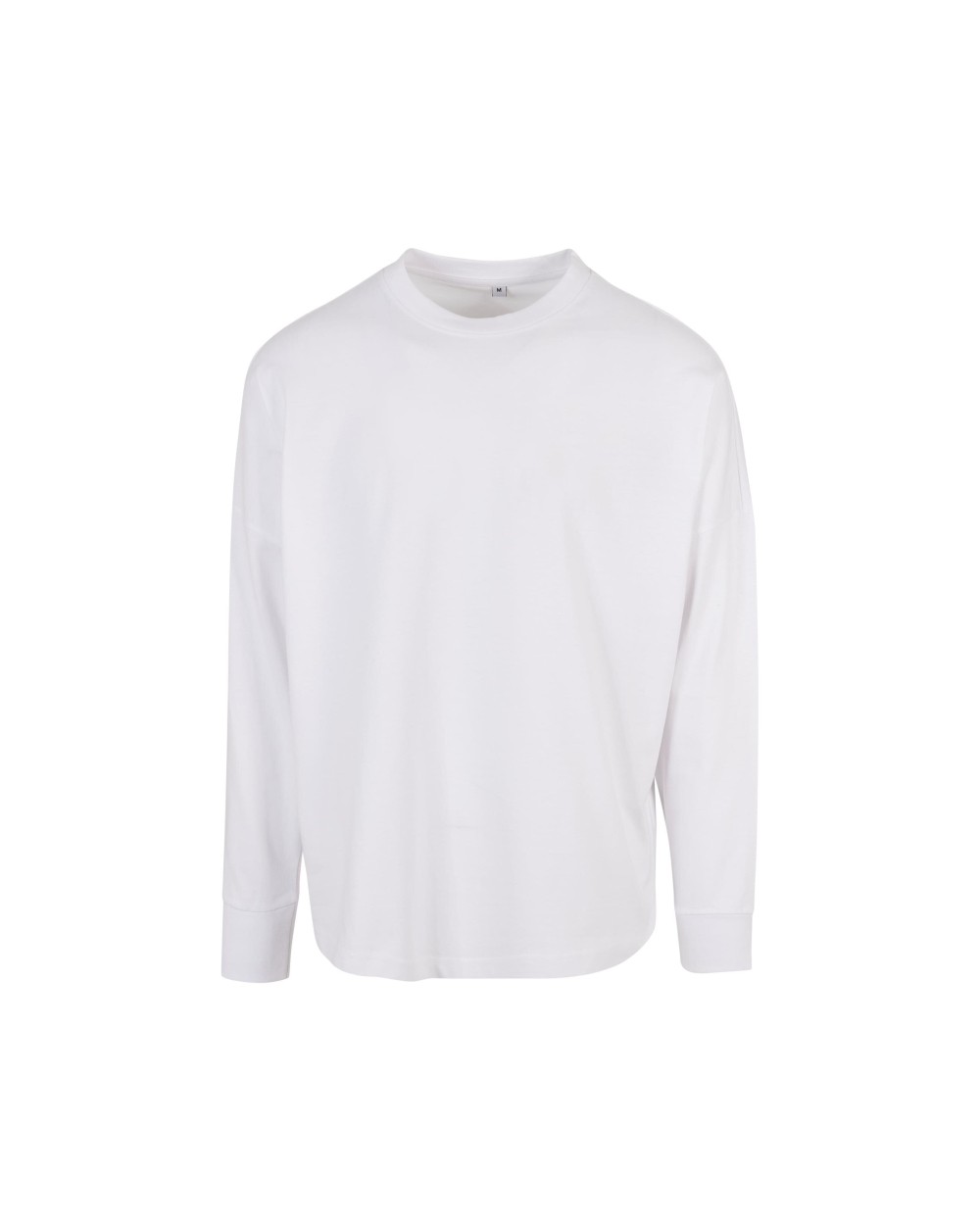 T-shirts BUILD YOUR BRAND OVERSIZED CUT ON SLEEVE LONGSLEEVE voor bedrukking &amp; borduring