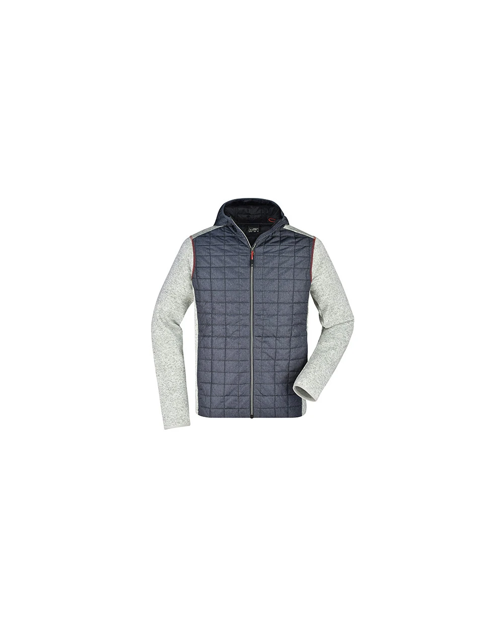 Vestes personnalisable JAMES & NICHOLSON Men's Knitted Hybrid Jacket