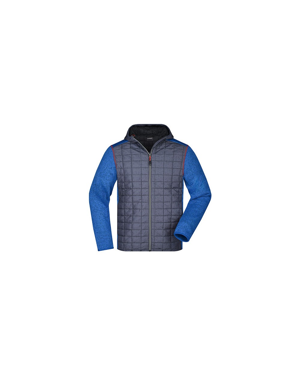 JAMES & NICHOLSON Men's Knitted Hybrid Jacket Jacken personalisierbar