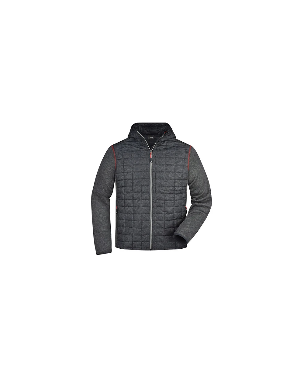 JAMES & NICHOLSON Men's Knitted Hybrid Jacket Jacken personalisierbar
