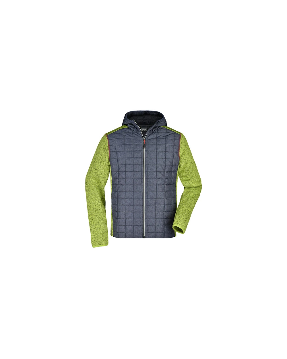 JAMES & NICHOLSON Men's Knitted Hybrid Jacket Jacken personalisierbar