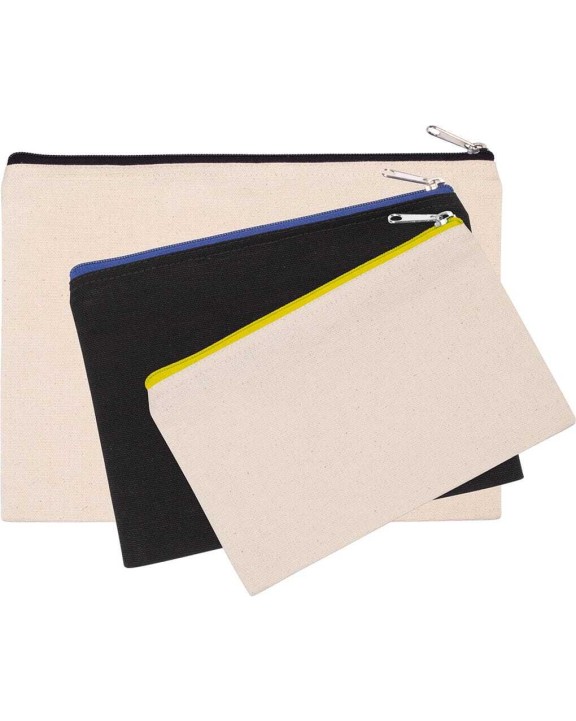KIMOOD Etui aus Baumwollcanvas - Groß Taschen personalisierbar