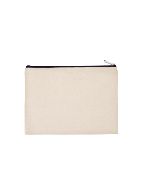 KIMOOD Pochette en coton canvas - grand modèle /api/colors/63e06a2f-1a57-4e61-b4dd-0c6e0b64741e personnalisable