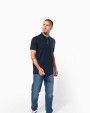 Polo's KARIBAN Herenpolo met maokraag en korte mouwen voor bedrukking &amp; borduring