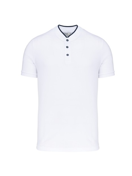 KARIBAN Polo col mao manches courtes homme /api/colors/7106f99d-2e20-4f66-8e9f-e598d6240563 personnalisable
