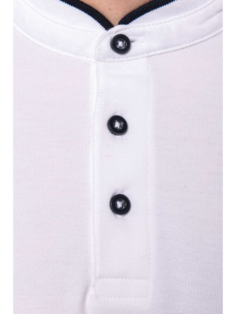 KARIBAN Polo col mao manches courtes homme  personnalisable