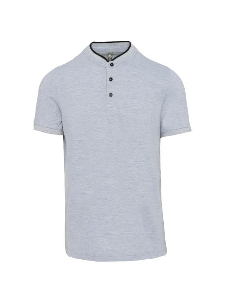 KARIBAN Polo col mao manches courtes homme /api/colors/4d32e1db-15c2-4afb-a795-282da2f118eb personnalisable