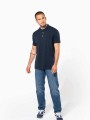 Polos à personnaliser KARIBAN Polo col mao manches courtes homme 