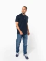 Polos à personnaliser KARIBAN Polo col mao manches courtes homme 