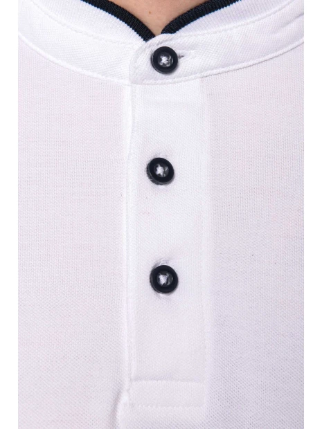 KARIBAN Polo col mao manches courtes homme  personnalisable