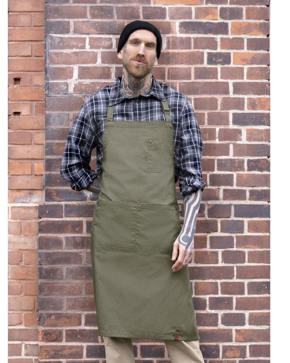 KARLOWSKY BIB APRON DENIM-STYLE Baby Artikeln personalisierbar