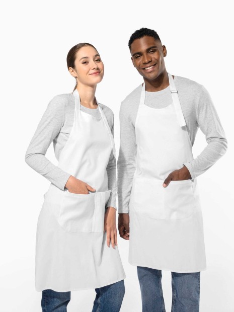 Tabliers à personnaliser KARIBAN Tablier polycoton lavage haute température 