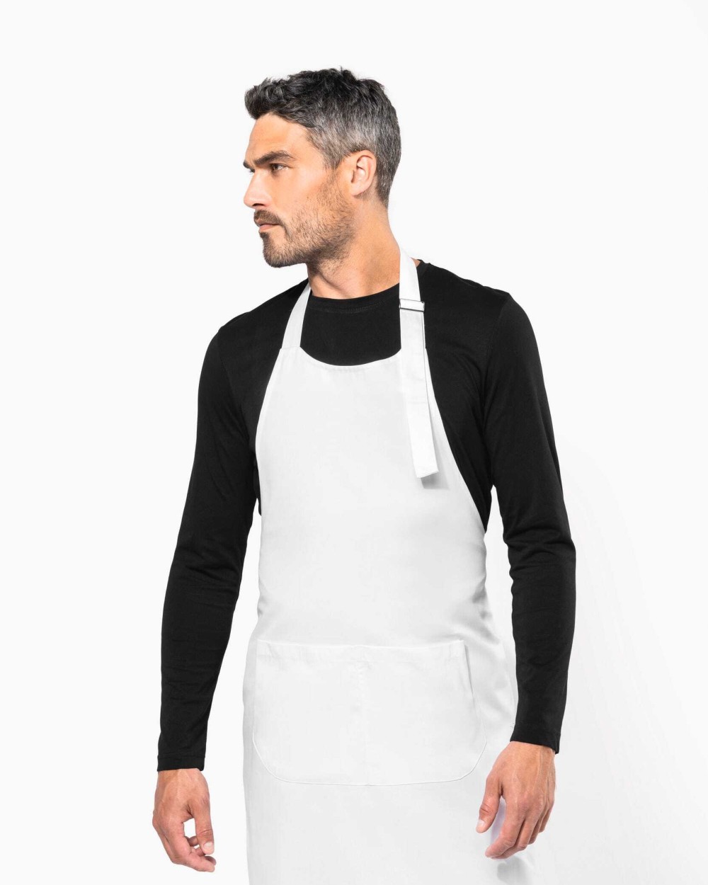 KARIBAN Bei hohen Temperaturen waschbare Schürze aus Baumwollpolyester Schürzen personalisierbar