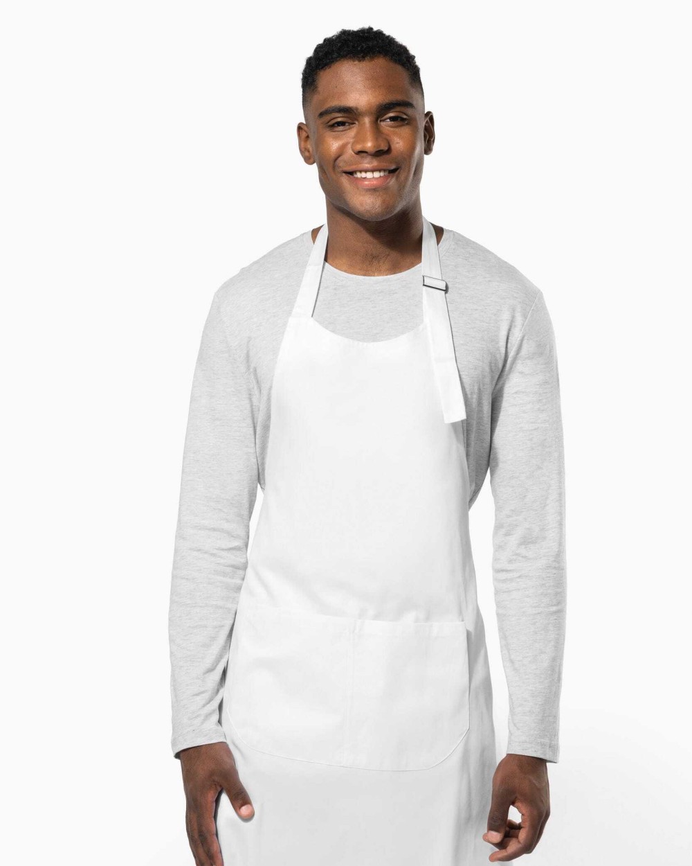 KARIBAN Bei hohen Temperaturen waschbare Schürze aus Baumwollpolyester Schürzen personalisierbar