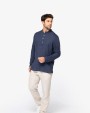 Chemises personnalisable SPASSO Chemise à col Mao délavée  en lin homme