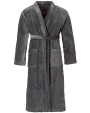 Bad artikelen VOSSEN Velour Bathrobe Feeling with Shawl collar voor bedrukking &amp; borduring