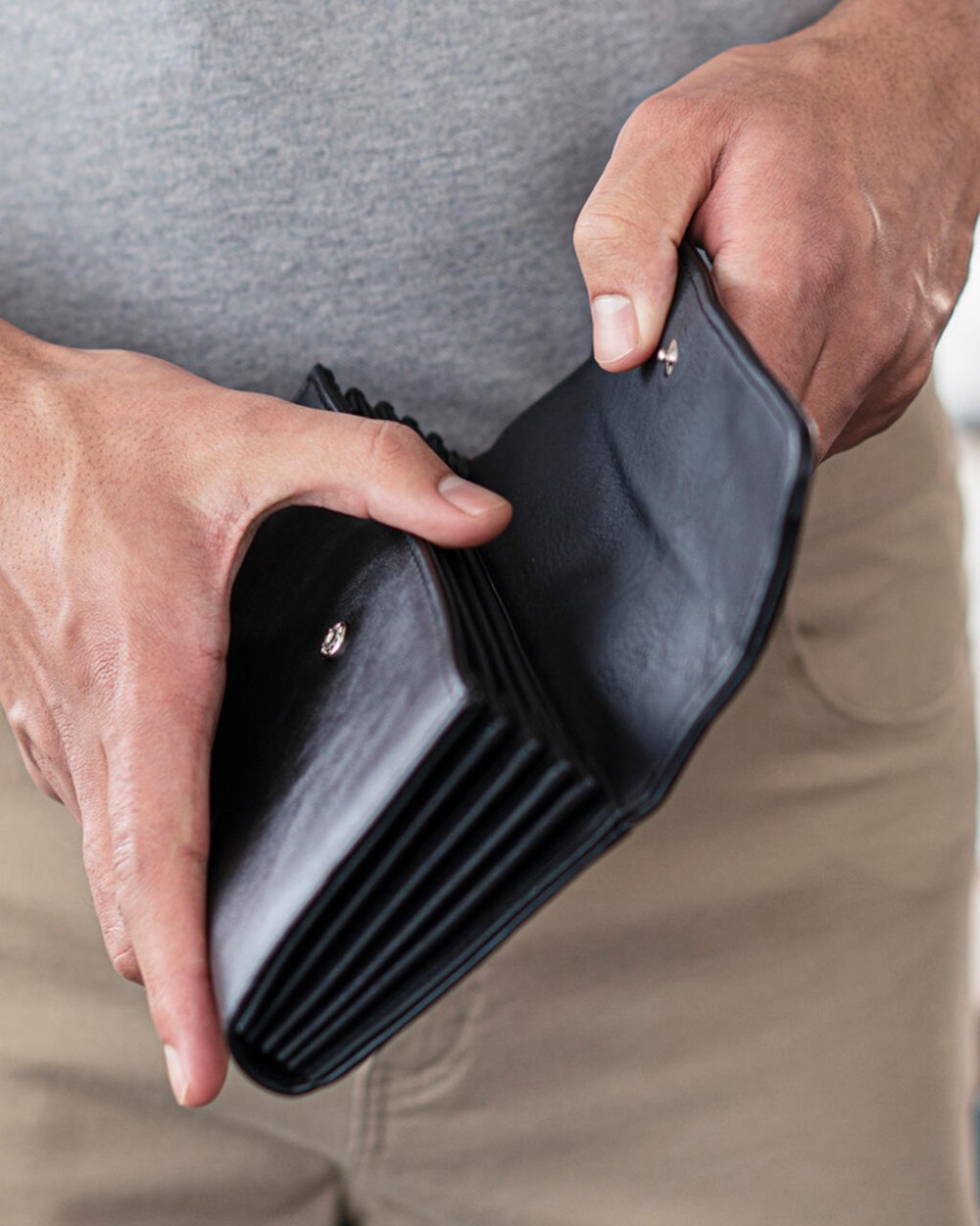 Benodigdheden KARLOWSKY Waiter's Wallet with Press Stud voor bedrukking &amp; borduring