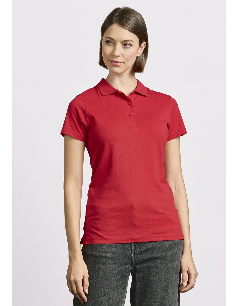 PROMODORO Women’s Jersey Polo Poloshirts personalisierbar