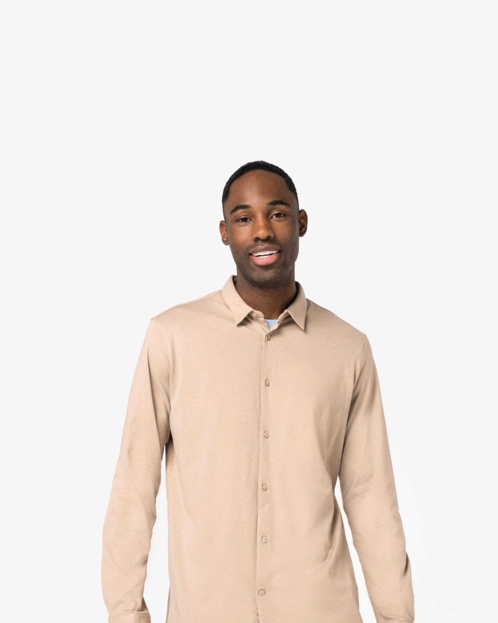 Chemises personnalisable NATIVE SPIRIT Chemise écoresponsable en jersey homme