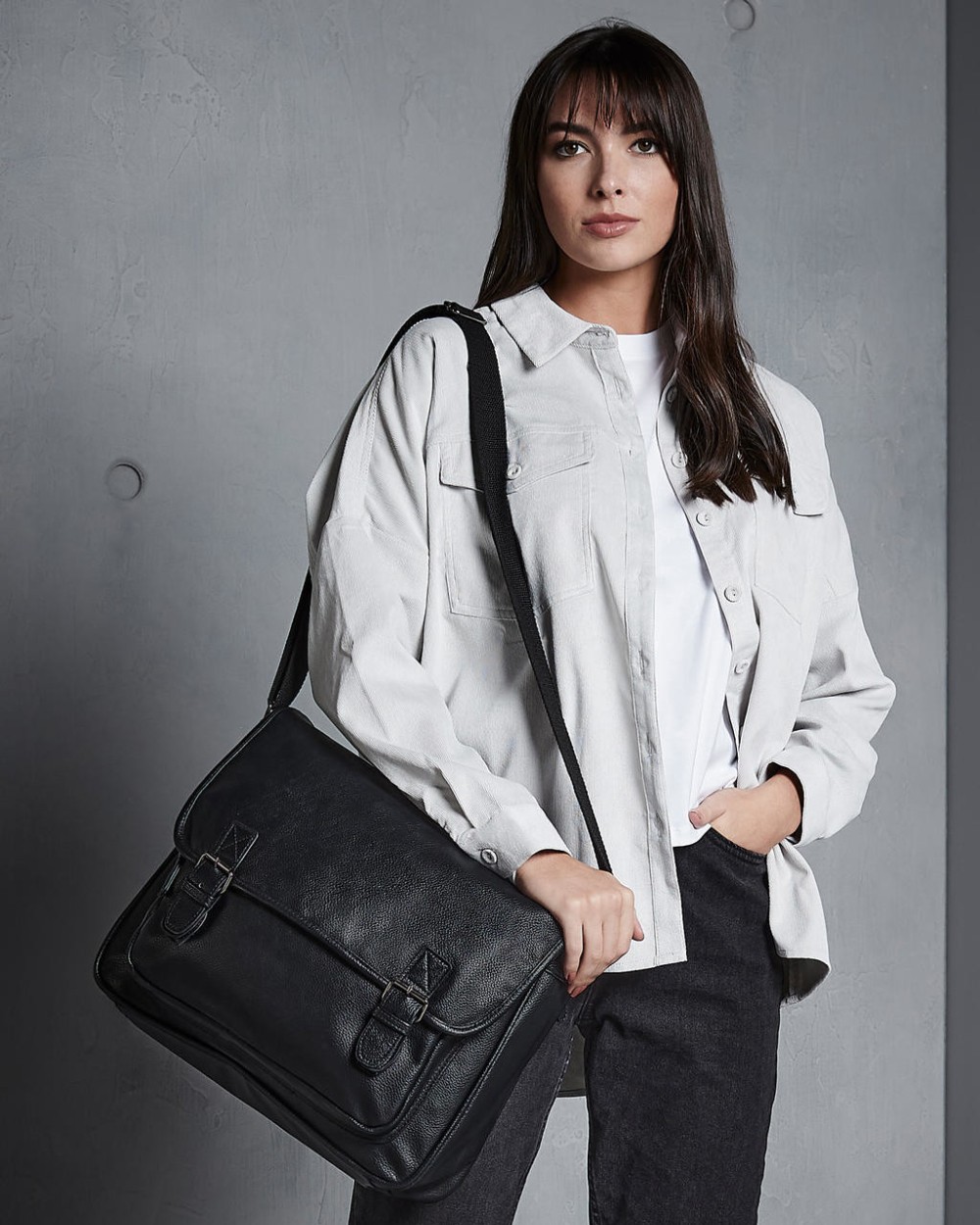 Tassen & Zakken QUADRA NuHide™ Messenger voor bedrukking &amp; borduring
