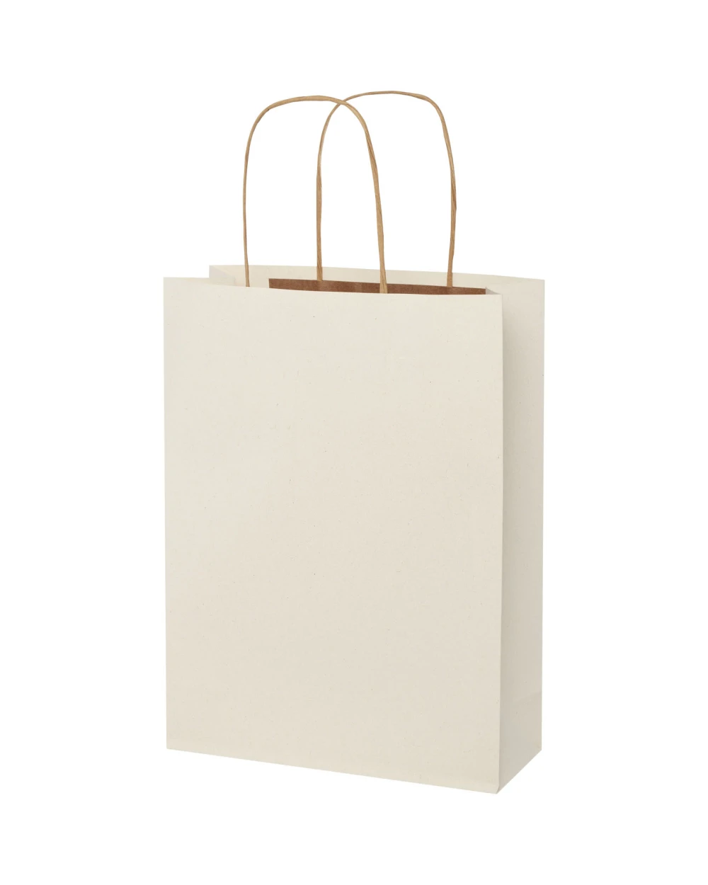 Sacs & Bagagerie personnalisable 4DO Sac en papier fabriqué à partir de déchets agricoles 150 g/m2 avec poignées torsadées, 24 x 9 x 3...
