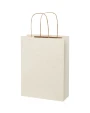 4DO Papiertüte 150 g/m² aus landwirtschaftlichen Reststoffen mit gedrehten Griffen – 24 × 9 × 32 cm Taschen personalisierbar