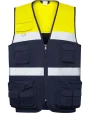 Jassen ROLY High visibility Multi-Pocket Vest Beta voor bedrukking &amp; borduring