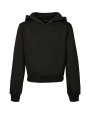 BUILD YOUR BRAND Girls Cropped Sweat Hoody Sweatshirts personalisierbar