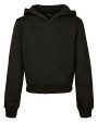BUILD YOUR BRAND Girls Cropped Sweat Hoody Sweatshirts personalisierbar