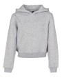 BUILD YOUR BRAND Girls Cropped Sweat Hoody Sweatshirts personalisierbar