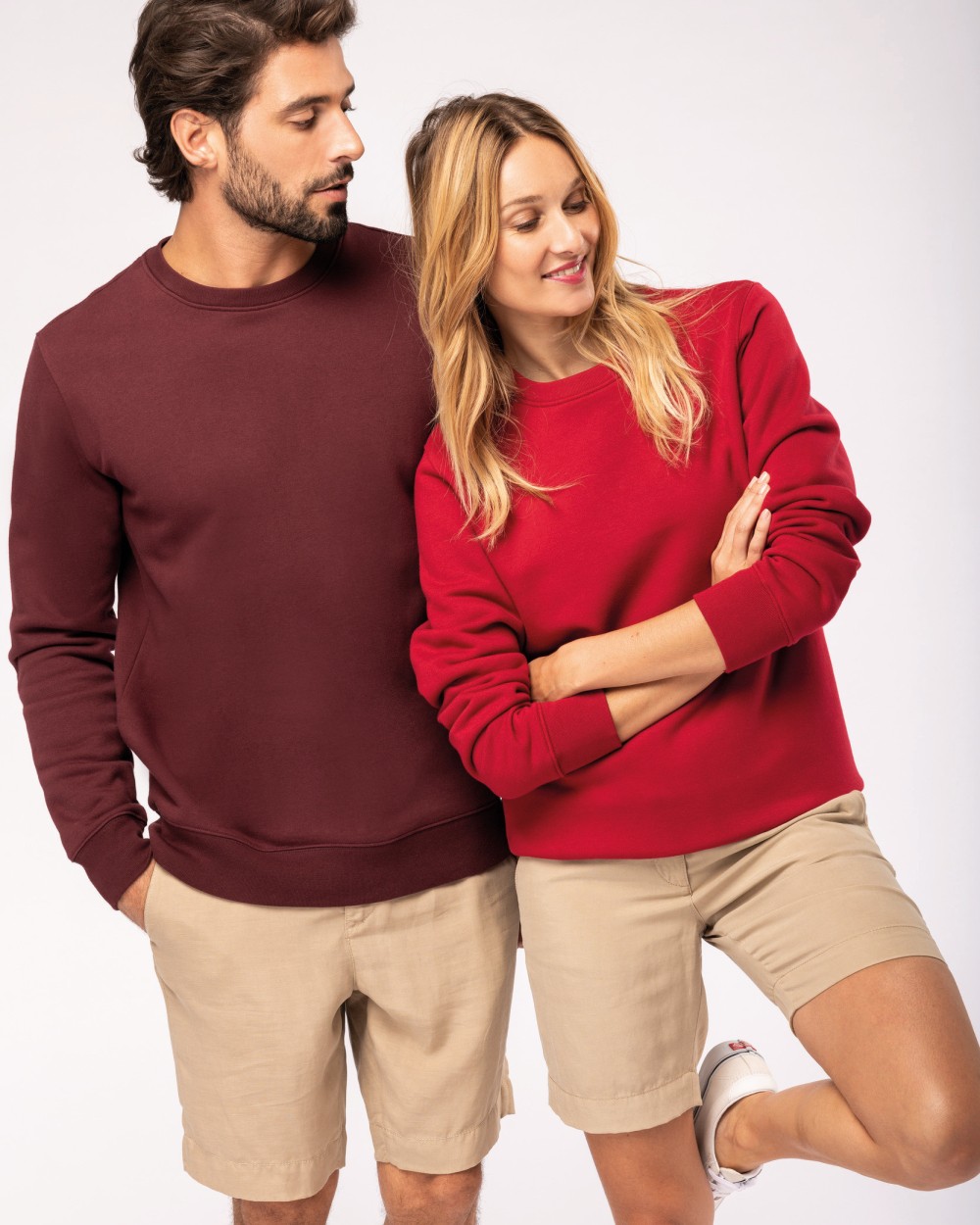 Sweaters & hoodies NATIVE SPIRIT Ecologische uniseks sweater met ronde hals voor bedrukking &amp; borduring