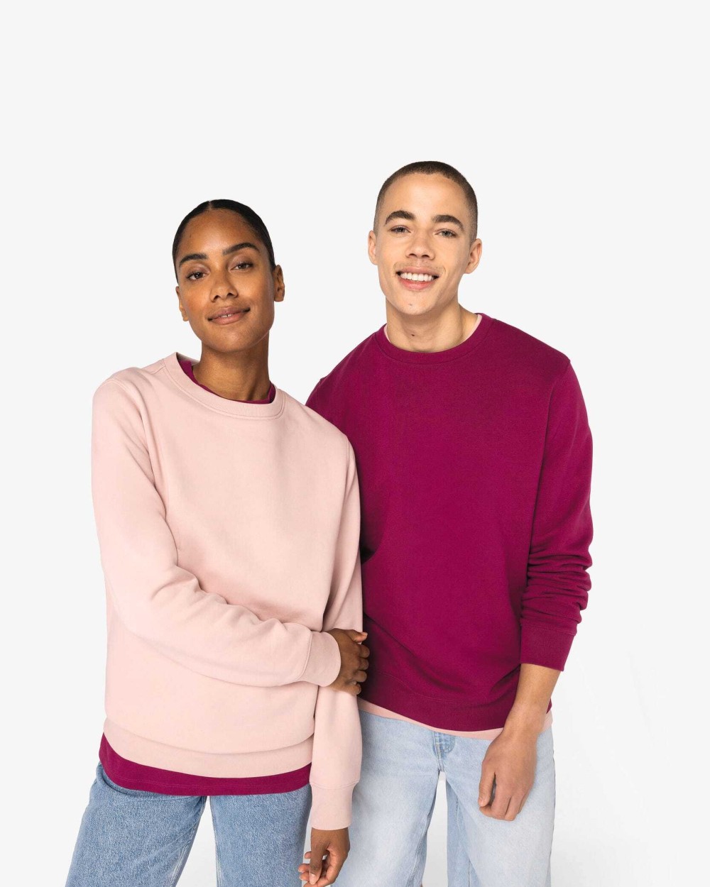 Sweaters & hoodies NATIVE SPIRIT Ecologische uniseks sweater met ronde hals voor bedrukking &amp; borduring